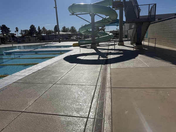 Kino Aquatic Center municipal pool deck restoration checklist proof 10
